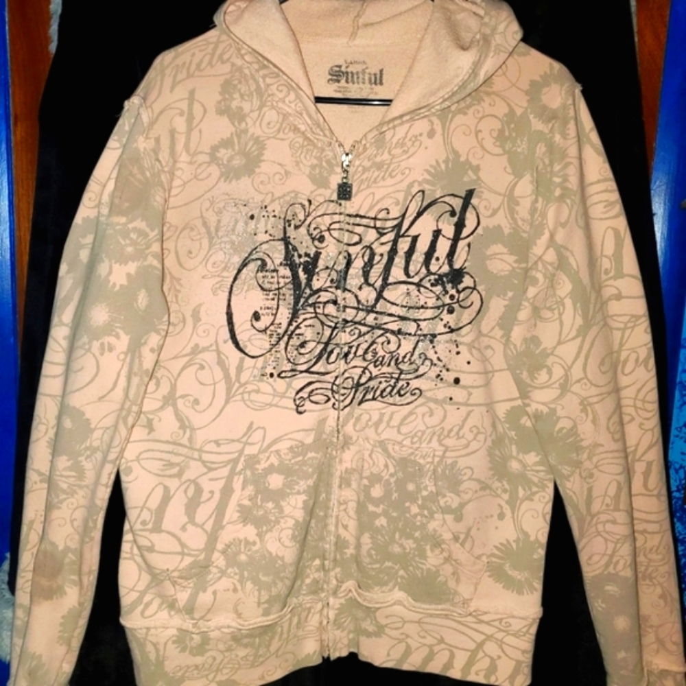 ♡♡Cute **SINFUL** Zip-Up Jacket♡♡
